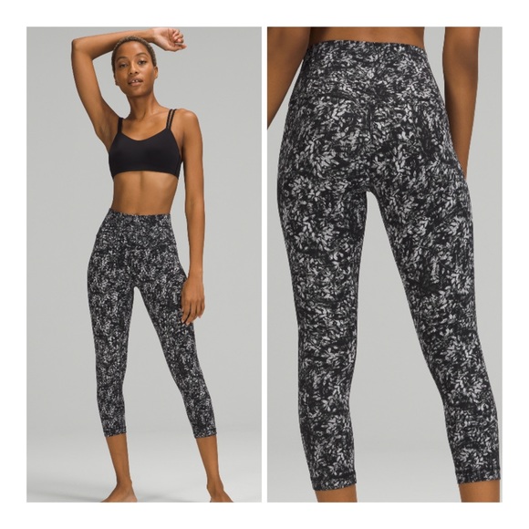 lululemon athletica Pants - 🔥 Lululemon Align 21” Blossom Black Size 4 or 6